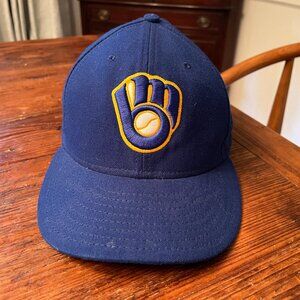 New Era Milwaukee Brewers Fitted Hat 7 1/4